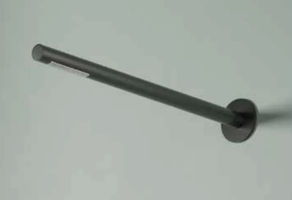 Hotbath Ace AC195 wand hoofddouche velvet - geborsteld zwart PVD