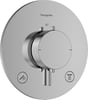 Hansgrohe Ecostat Comfort S afbouwdeel voor inbouwthermotaat voor 2 functies - chroom