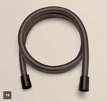 Hotbath M017 flexibele PVC doucheslang 150cm - Tuscan bronze