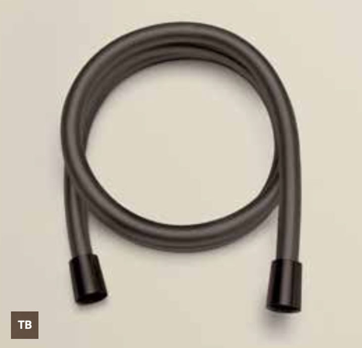 Hotbath M017 flexibele PVC doucheslang 150cm - Tuscan bronze