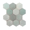 Grandeur Hexagonel wandtegel 28x30cm - green