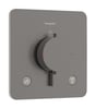Hansgrohe Ecostat Comfort Q afbouwdeel voor inbouwthermotaat voor 2 functies - brushed black chrome