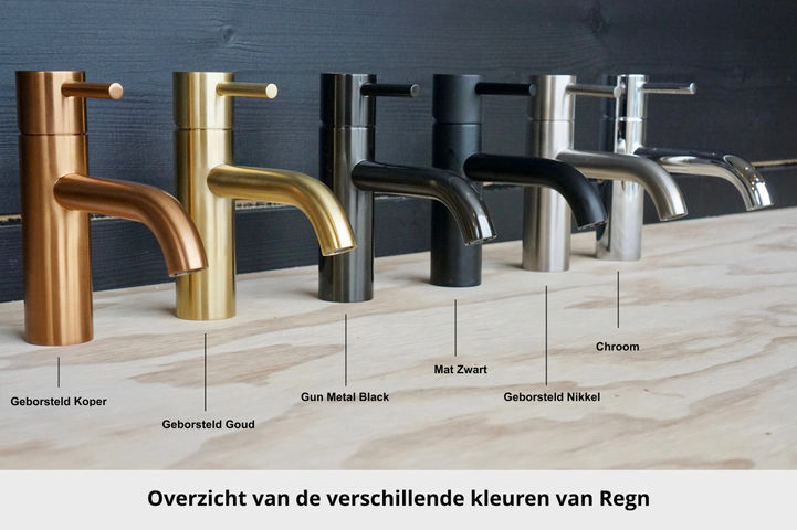 Regn inbouw doucheset met 2-weg rond - staafhanddouche - 25cm hoofddouche - wandarm - wandsteun - geborsteld nikkel pvd
