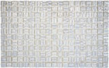 The Mosaic Factory Valencia mozaïektegel 2,5x2,5cm - Icy Pearl Glossy 3D