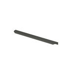 Ink opliggende greep 40cm - geborsteld metal black