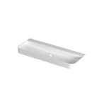 Ink Concept R Duomo wastafel centraal polystone - zonder kraangat - 120x45cm - mat wit
