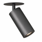 Geborsteld metal black