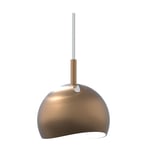 Ink Tilt hanglamp bol 12cm IP44 - geborsteld koper