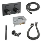 Geborsteld gunmetal PVD