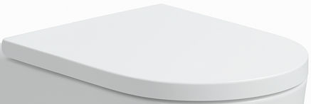 Regn Cover toiletzitting met Softclose & QuickRelease - glans wit