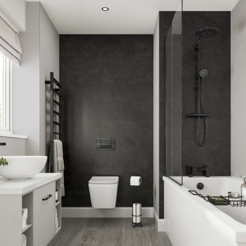 Multipanel classic wandpaneel 240x118cm - hydrolock - riven Slate