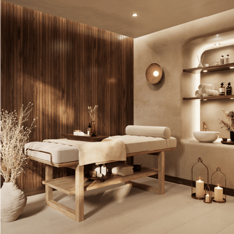 Naturepanel wandpaneel 270x58cm - hydrolock - brown warmia