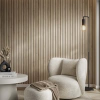 Naturepanel wandpaneel 270x58cm - hydrolock - bleached cuneo