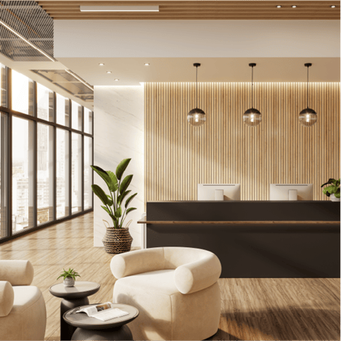 Naturepanel wandpaneel 270x58cm - hydrolock - bleached cuneo