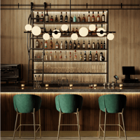 Naturepanel wandpaneel 270x58cm - hydrolock - brown cuneo