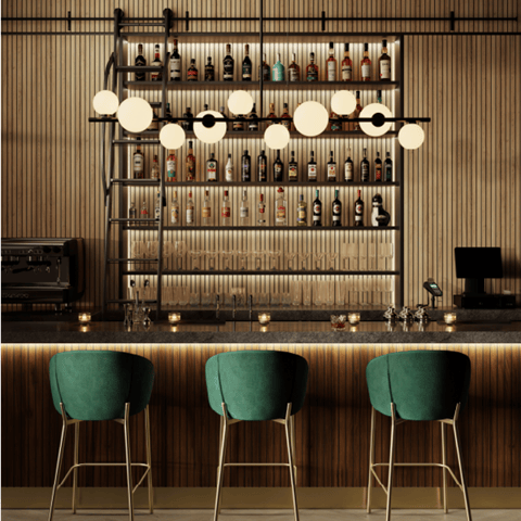 Naturepanel wandpaneel 270x58cm - hydrolock - brown cuneo