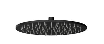 Alvoro Aura hoofddouche 30cm - mat zwart PVD