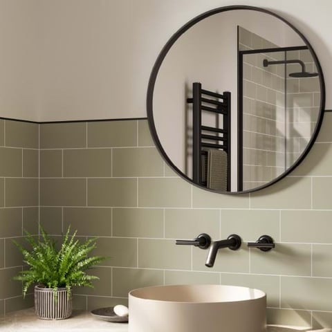 Multipanel Tile metro wandpaneel 240x58cm - hydrolock - Sage Green