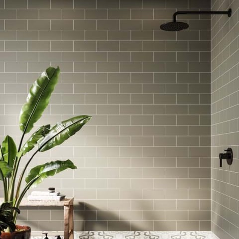 Multipanel Tile metro wandpaneel 240x58cm - hydrolock - Sage Green