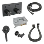 Geborsteld gunmetal PVD