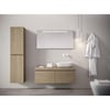 LoooX Wooden Drawer BoX badmeubel 120x46cm massief eiken 2 lades - old grey
