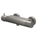 Geborsteld metal black PVD