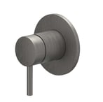Geborsteld metal black PVD