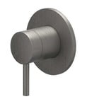 Geborsteld metal black PVD