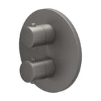 Geborsteld metal black PVD