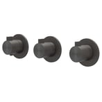 Geborsteld carbon black PVD