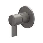 Geborsteld metal black PVD