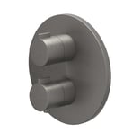 Geborsteld metal black PVD