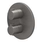 Geborsteld metal black PVD