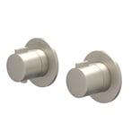 Geborsteld nickel PVD