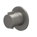 Geborsteld metal black PVD