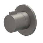 Geborsteld metal black PVD