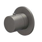 Geborsteld metal black PVD