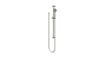 IVY glijstangset - doucheslang 150cm - satin spray handdouche - geborsteld nickel PVD