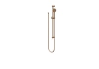 IVY glijstangset - doucheslang 150cm - satin spray handdouche - geborsteld mat koper PVD