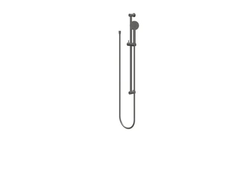 IVY glijstangset - doucheslang 150cm - satin spray handdouche - geborsteld metal black PVD