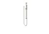 IVY glijstangset - doucheslang 150cm - staafhanddouche - geborsteld nickel PVD
