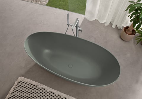 Villeroy & Boch Antao vrijstaand bad 170x75cm quaryl - morning green