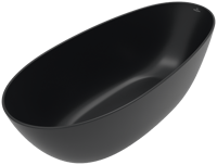 Villeroy & Boch Antao vrijstaand bad 170x75cm quaryl - pure black
