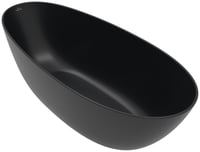 Villeroy & Boch Antao vrijstaand bad 170x75cm quaryl - pure black