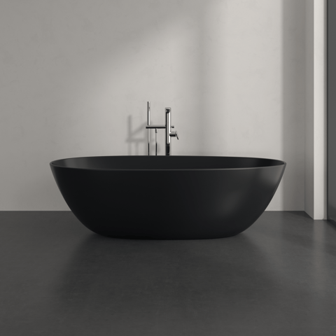 Villeroy & Boch Antao vrijstaand bad 170x75cm quaryl - pure black