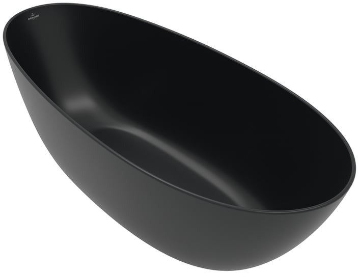 Villeroy & Boch Antao vrijstaand bad 170x75cm quaryl - pure black