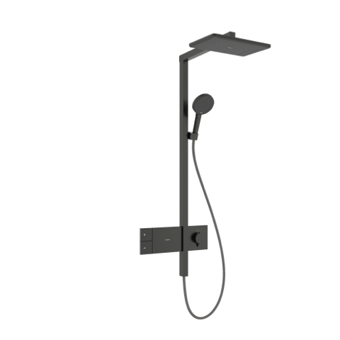 Hansgrohe Raindance Alive Q showerpipe 210/340 1jet met ShowerSelect Comfort - Brushed Black Chrome