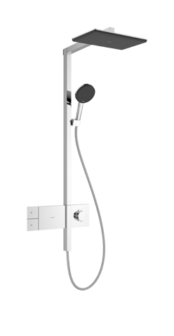Hansgrohe Raindance Alive Q showerpipe 210/340 1jet EcoSmart met ShowerSelect Comfort - chroom