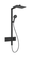Hansgrohe Raindance Alive Q showerpipe 210/340 2jet EcoSmart met ShowerSelect Comfort - mat zwart