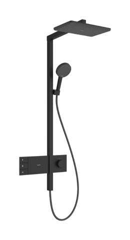 Hansgrohe Raindance Alive Q showerpipe 210/340 2jet EcoSmart met ShowerSelect Comfort - mat zwart